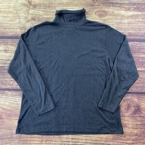 Venezia Jeans Womens Gray Turtleneck Sweater Long Sleeve Sz 18/20